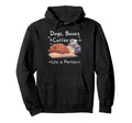 Dogs Books Coffee Life Is Relax Hoodie - Fun Novelty Design Men Women - T-Shirt, Sweatshirt, Hoodie