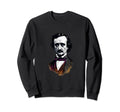 Edgar Allan Poe Portrait Sweatshirt - Streetwear Style for Adults - T-Shirt, Sweatshirt, Hoodie