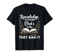 Knowledge Is Power Book Club Librarian T-Shirt - Streetwear Style Unisex - T-Shirt, Sweatshirt, Hoodie