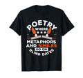 Poetry Poem Author Literature Book Lover T-Shirt - Custom Art Print Unisex - T-Shirt, Sweatshirt, Hoodie