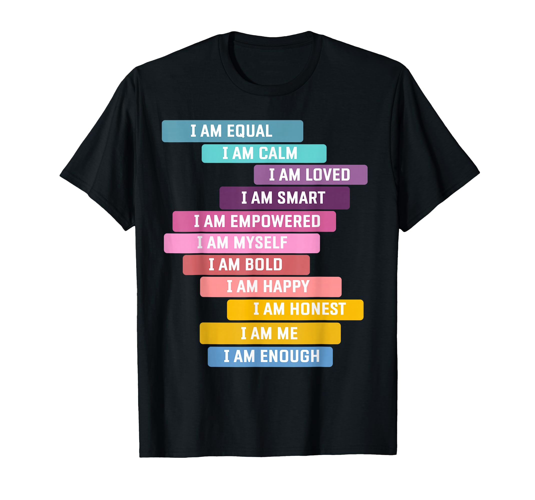Positive Affirmations Growth Mindset T-Shirt - Unique Graphic Unisex - T-Shirt, Sweatshirt, Hoodie