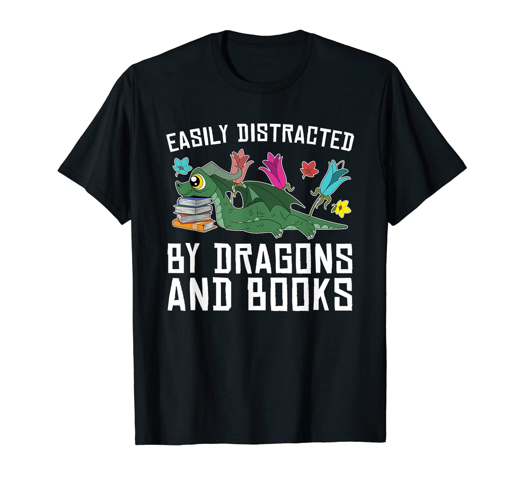 Book Reading Funny Easily Distracted T-Shirt - Streetwear Style for Adults - T-Shirt, Sweatshirt, Hoodie