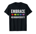 Embrace Neurodiversity Brain Adhd T-Shirt - Streetwear Style Men Women - T-Shirt, Sweatshirt, Hoodie