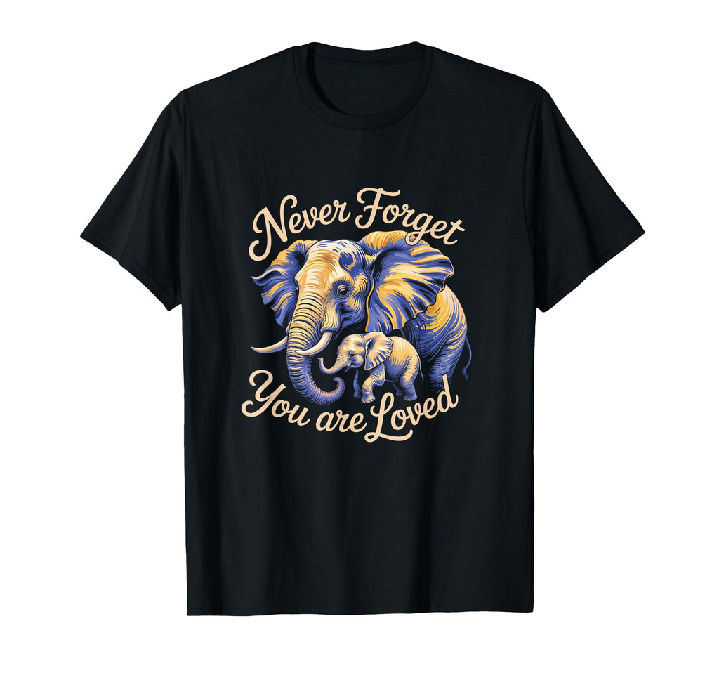 Starry Night Elephant Love Reminder T-Shirt - Aesthetic Graphic for Adults - T-Shirt, Sweatshirt, Hoodie