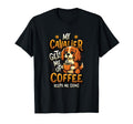 My Cavalier Gets Me Up Coffee Keeps Me T-Shirt - Aesthetic Graphic Unisex - T-Shirt, Sweatshirt, Hoodie