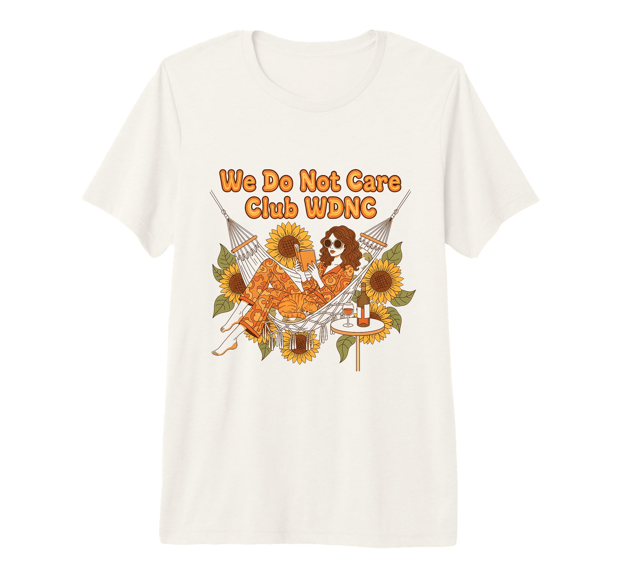 We Do Not Care Club Wdnc Reading Book T-Shirt - Aesthetic Graphic Unisex - T-Shirt, Sweatshirt, Hoodie