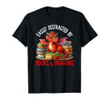 Easily Distracted Books And Dragons T-Shirt - Aesthetic Graphic Unisex - T-Shirt, Sweatshirt, Hoodie