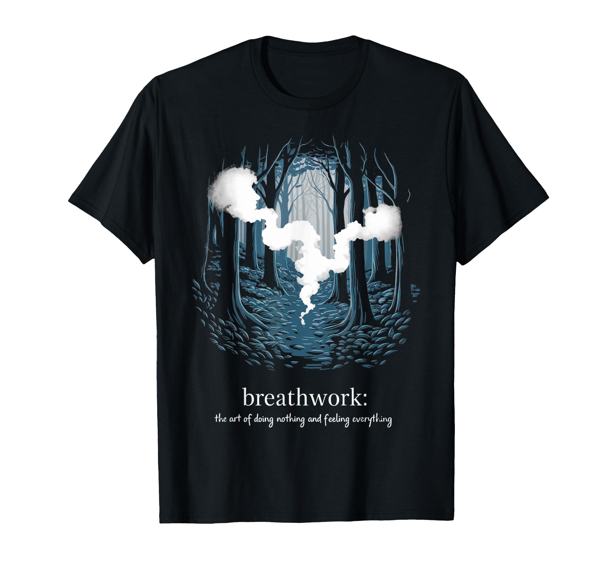 Mystical Forest Breathwork T-Shirt - Aesthetic Graphic Unisex - T-Shirt, Sweatshirt, Hoodie