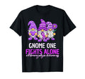 Fibromyalgia Awareness Gnome T-Shirt - Casual Everyday Wear Men Women - T-Shirt, Sweatshirt, Hoodie
