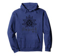 Om Mani Padme Hum Lotus Mandala Spiritual Hoodie - Trendy Graphic Unisex - T-Shirt, Sweatshirt, Hoodie