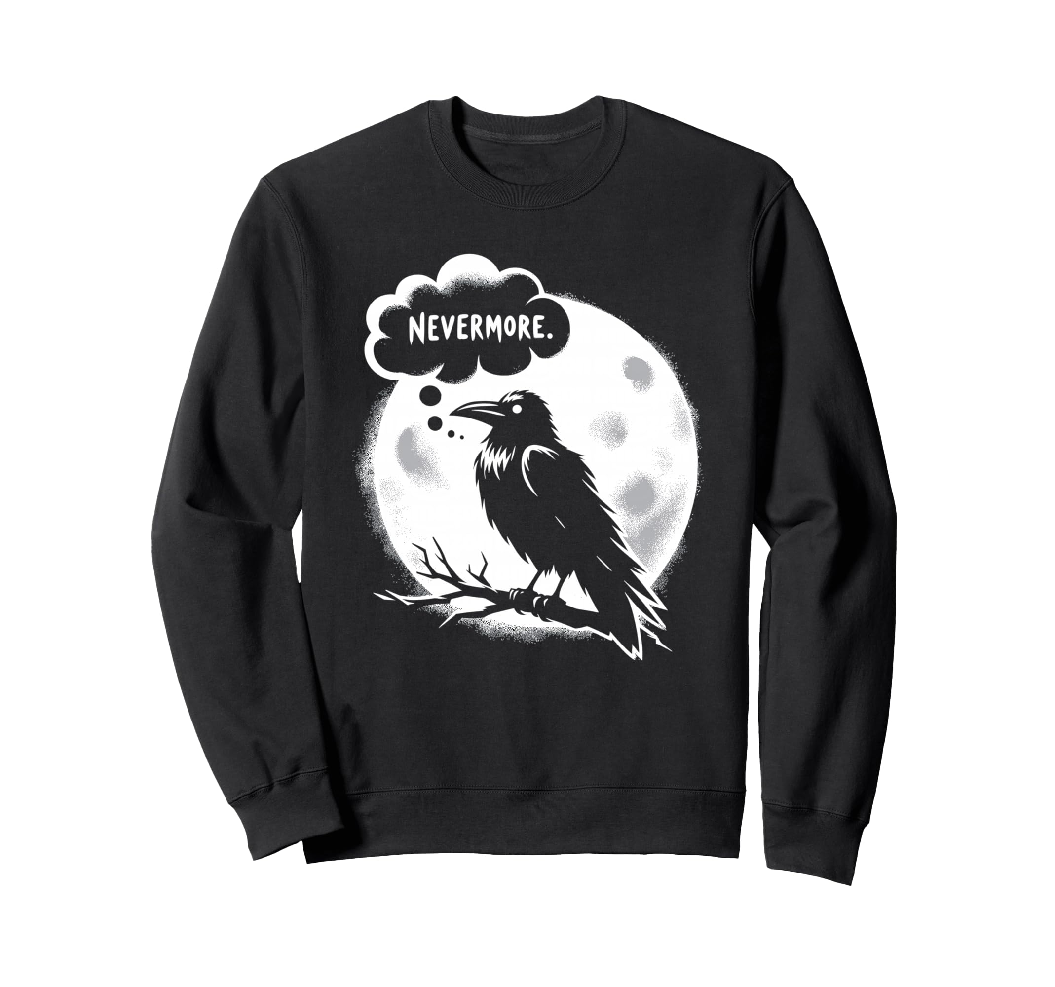 Edgar Allan Poe Raven Gothic Literature Sweatshirt - Graphic Print Unisex - T-Shirt, Sweatshirt, Hoodie