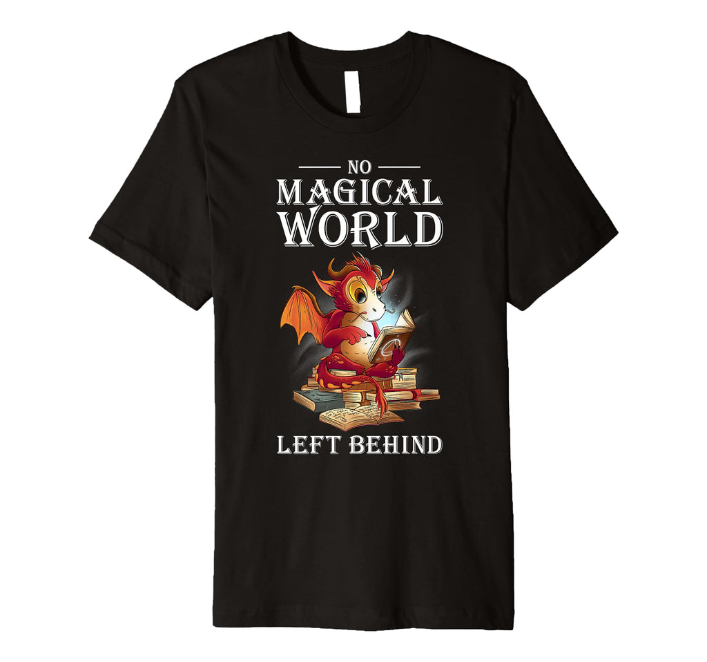 Bookworm Dragon Fantasy Book Lover T-Shirt - Aesthetic Graphic Men Women - T-Shirt, Sweatshirt, Hoodie