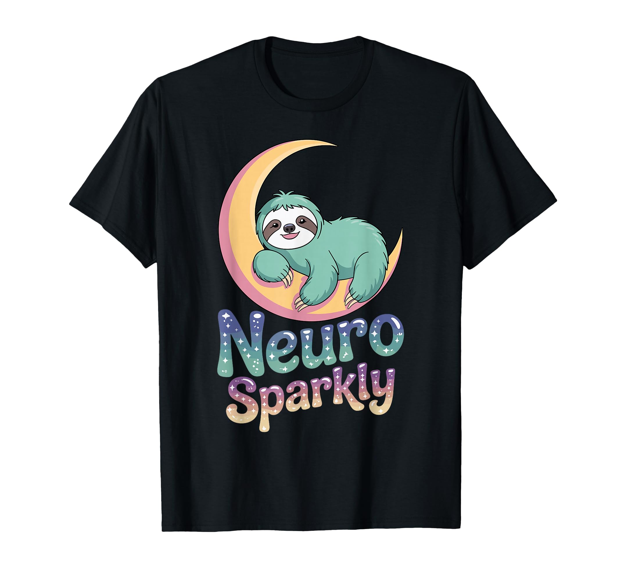 Neuro Sparkly Funny Neurodiverse Adhd T-Shirt - Minimalist Print Men Women - T-Shirt, Sweatshirt, Hoodie