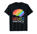 Rainbow Brain Autism Neurodiversity T-Shirt - Aesthetic Graphic Unisex - T-Shirt, Sweatshirt, Hoodie