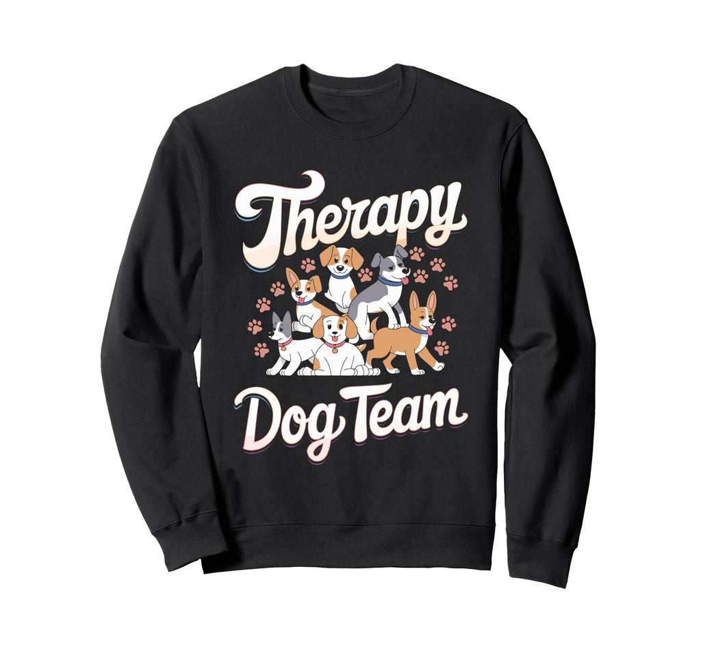 Therapy Dog Team Matching Therapy Sweatshirt - Minimalist Print Men Women - T-Shirt, Sweatshirt, Hoodie