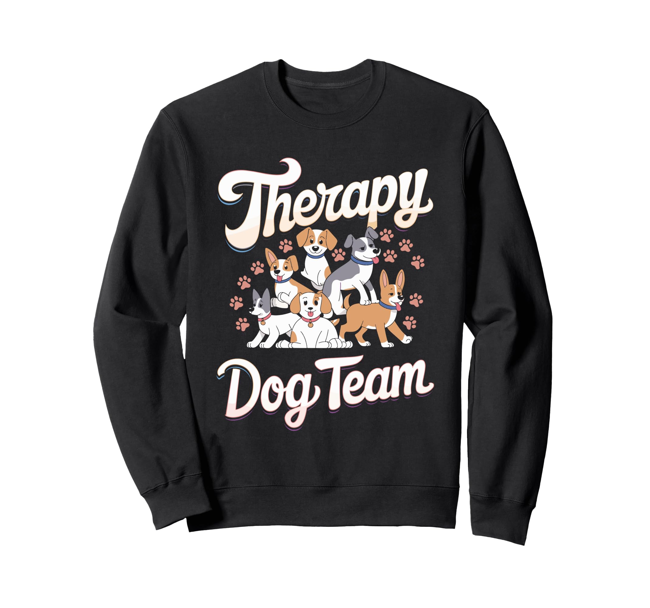 Therapy Dog Team Matching Therapy Sweatshirt - Minimalist Print Men Women - T-Shirt, Sweatshirt, Hoodie