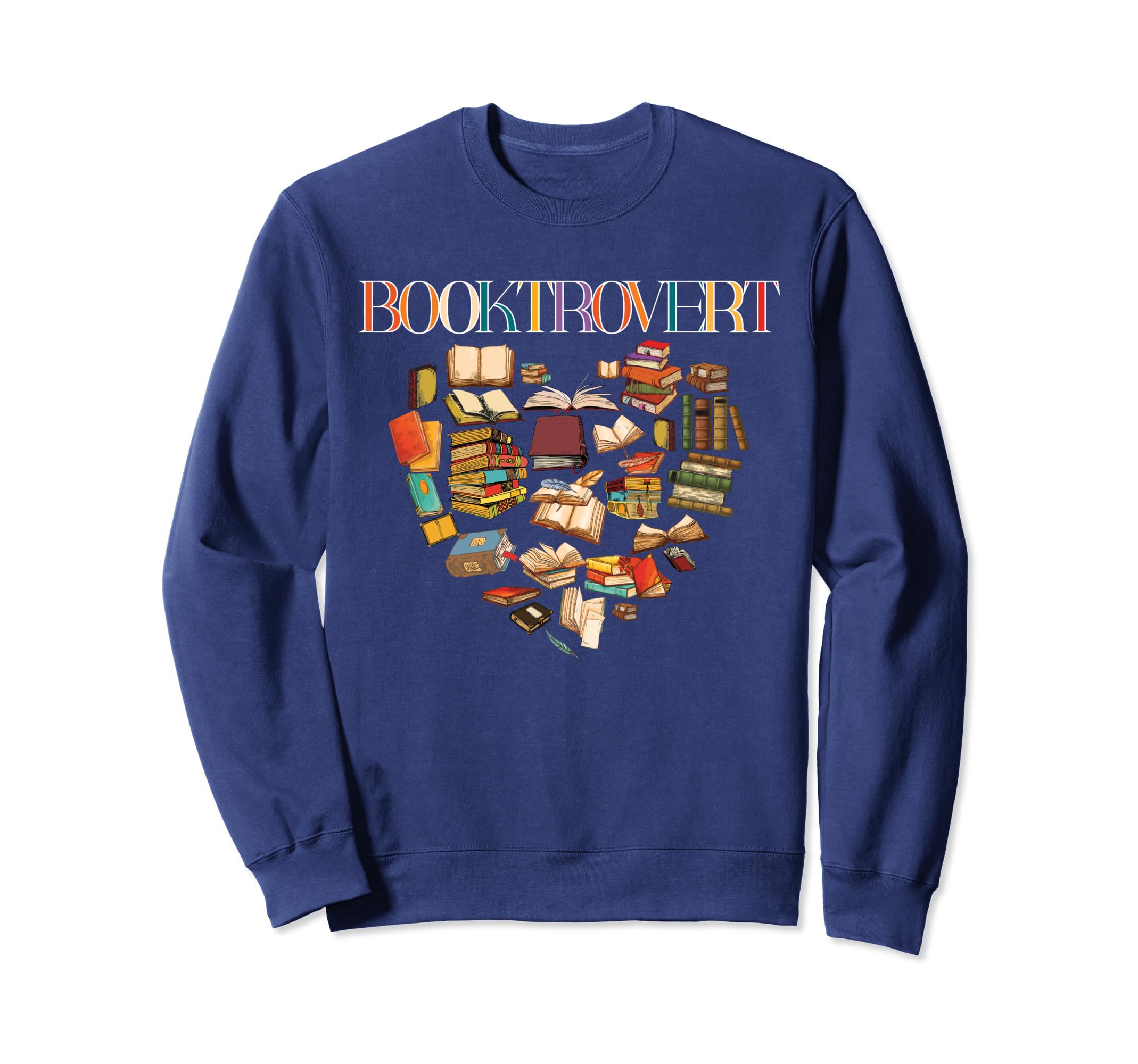 Booktrovert Books Lover Bookish Sweatshirt - Minimalist Print Men Women - T-Shirt, Sweatshirt, Hoodie