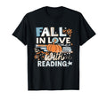 Fall Love Reading Books Autumn Fall T-Shirt - Graphic Print Men Women - T-Shirt, Sweatshirt, Hoodie