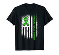 Mental Health Awareness Green Ribbon T-Shirt - Graphic Print Men Women - T-Shirt, Sweatshirt, Hoodie