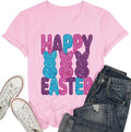 Easter Shirts for Women Cute Bunny Eggs Plaid Leopard Printed Shirt Easter Holiday Graphic Tee Tops - T-Shirt, Sweatshirt, Hoodie