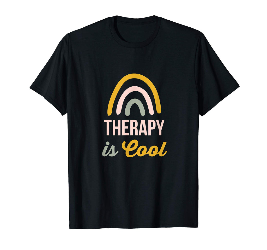 Mental Health Therapy Is Rainbow T-Shirt - Unique Graphic Men Women - T-Shirt, Sweatshirt, Hoodie