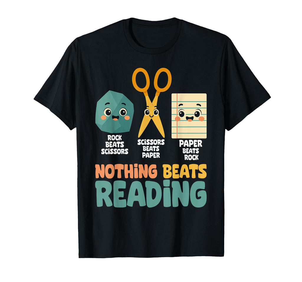 Nothing Beats Book Reading Books Lover T-Shirt - Novelty Apparel Men Women - T-Shirt, Sweatshirt, Hoodie