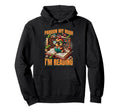 Pardon My Roar Im Reading Dinosaur Hoodie - Trendy Graphic Men Women - T-Shirt, Sweatshirt, Hoodie