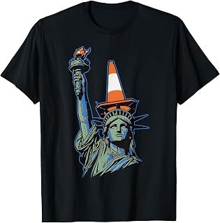 Statue of Liberty Cone On Head Funny Scottish T-Shirt Unisex T-shirt, Sweatshirt, Hoodie, Long Sleeve Tee - T-Shirt, Sweatshirt, Hoodie