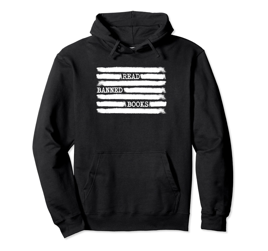 Read Banned Books Bookworm Librarian Hoodie - Custom Art Print for Adults - T-Shirt, Sweatshirt, Hoodie