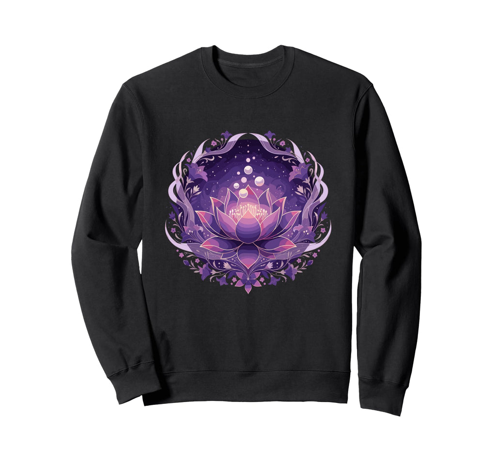 Mystic Lotus Flower Zen Chakra Yoga Sweatshirt - Novelty Apparel Men Women - T-Shirt, Sweatshirt, Hoodie