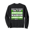 Mental Health Warrior Mental Health Sweatshirt - Minimalist Print Unisex - T-Shirt, Sweatshirt, Hoodie
