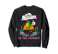 Frog Cartoon Joy Journey Sweatshirt - Fun Novelty Design for Adults - T-Shirt, Sweatshirt, Hoodie