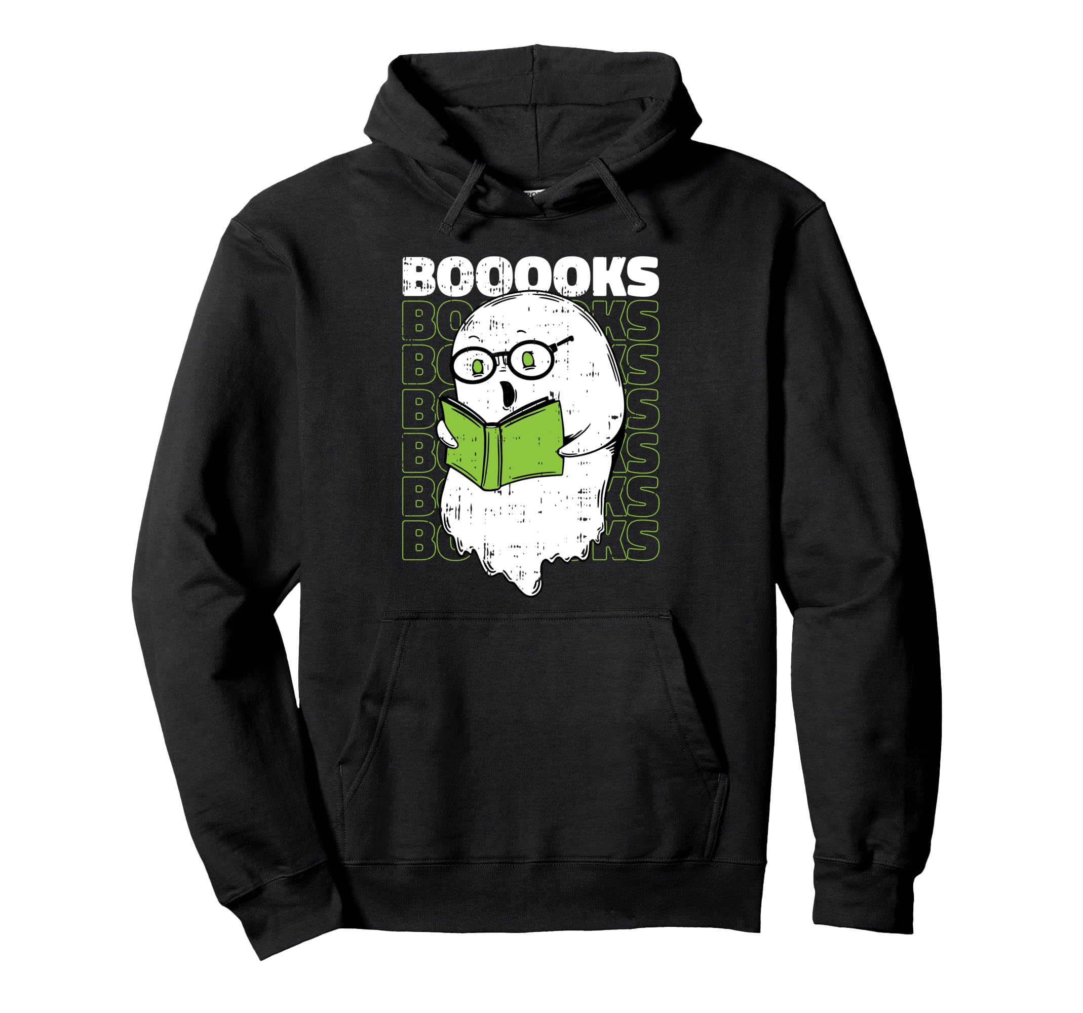 Boooooks Reading Book Lover Bookworm Hoodie - Graphic Print for Adults - T-Shirt, Sweatshirt, Hoodie