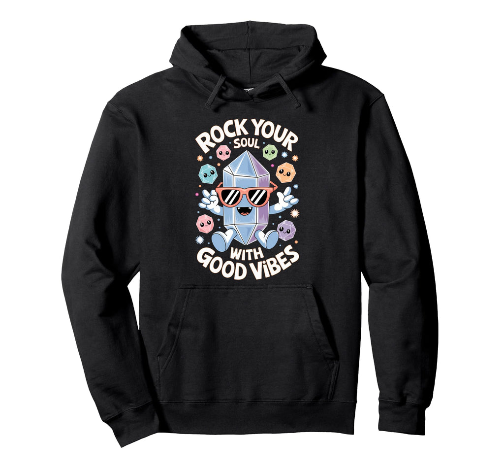 Healing Stone Crystals Energy Hoodie - Aesthetic Graphic Men Women - T-Shirt, Sweatshirt, Hoodie