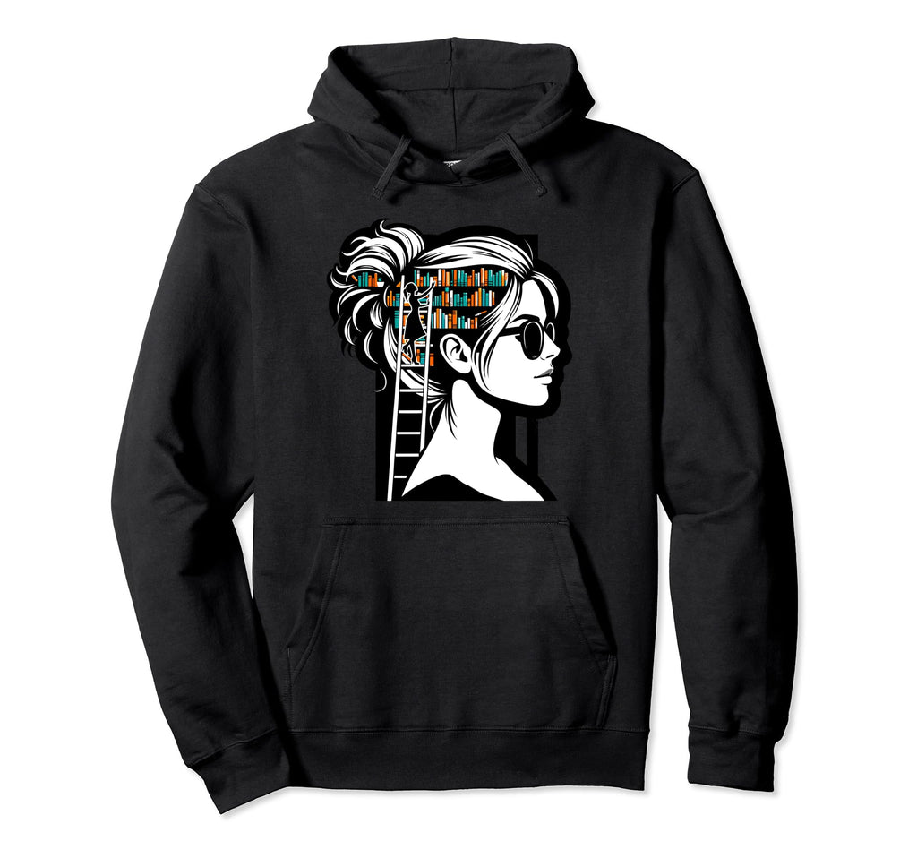 Bookworm Book Nerd Librarian Gifts Hoodie - Fun Novelty Design Men Women - T-Shirt, Sweatshirt, Hoodie