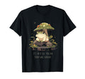 Whimsical Frog Sitting Mushroom T-Shirt - Custom Art Print Men Women - T-Shirt, Sweatshirt, Hoodie