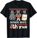 Funny Nothing Beats 4th Grade Back to School Teacher Kids T-Shirt Unisex T-shirt, Sweatshirt, Hoodie, Long Sleeve Tee - T-Shirt, Sweatshirt, Hoodie