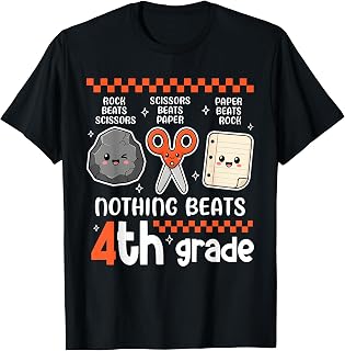 Funny Nothing Beats 4th Grade Back to School Teacher Kids T-Shirt Unisex T-shirt, Sweatshirt, Hoodie, Long Sleeve Tee - T-Shirt, Sweatshirt, Hoodie