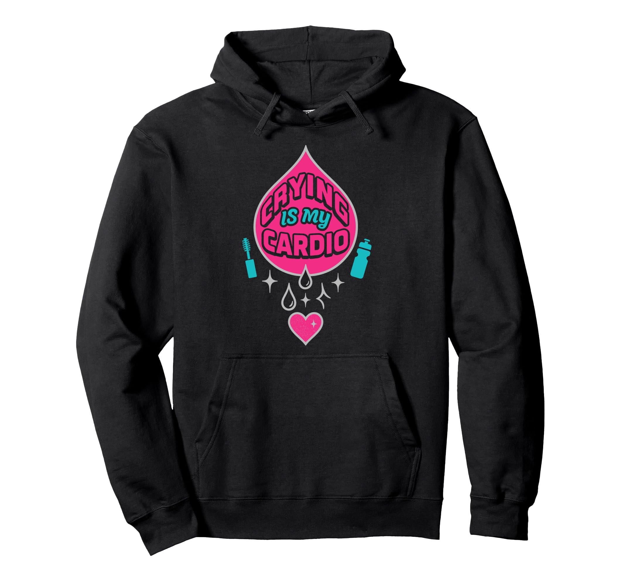 Hot Anxiety Glam Therapy Overthinking Hoodie - Fun Novelty Design Unisex - T-Shirt, Sweatshirt, Hoodie