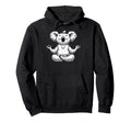 Meditation Koala Yoga Pose Relaxing Hoodie - Aesthetic Graphic Unisex - T-Shirt, Sweatshirt, Hoodie