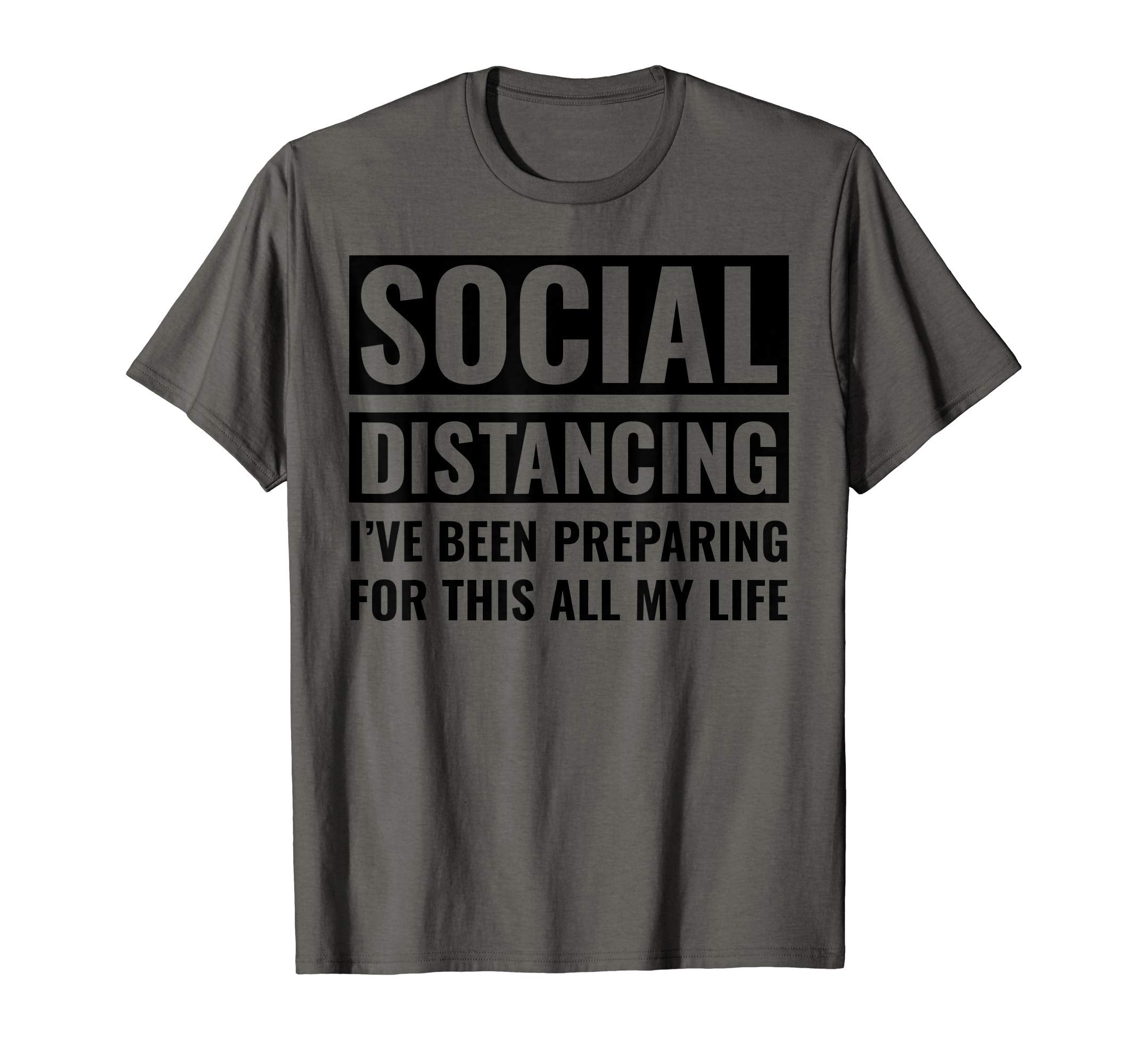 Social Distance Introvert T-Shirt - Trendy Graphic Men Women - T-Shirt, Sweatshirt, Hoodie