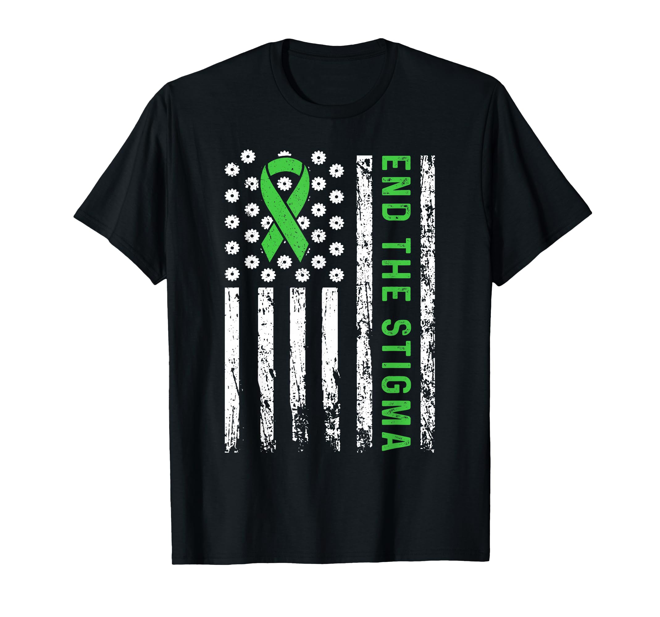 Mental Health Matters End Stigma T-Shirt - Aesthetic Graphic for Adults - T-Shirt, Sweatshirt, Hoodie