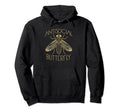 Antisocial Butterfly Housefly Introvert Hoodie - Unique Graphic for Adults - T-Shirt, Sweatshirt, Hoodie