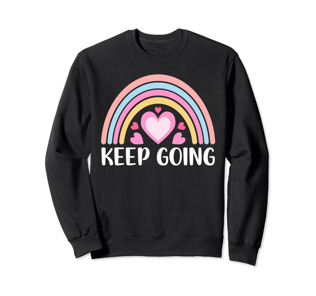 Boho Rainbow Positive Sayings Sweatshirt - Custom Art Print for Adults - T-Shirt, Sweatshirt, Hoodie