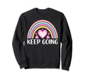 Boho Rainbow Positive Sayings Sweatshirt - Custom Art Print for Adults - T-Shirt, Sweatshirt, Hoodie