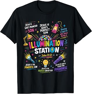 Illumination Station VBS Bible Jesus Christian Lights Outfit T-Shirt Unisex T-shirt, Sweatshirt, Hoodie, Long Sleeve Tee - T-Shirt, Sweatshirt, Hoodie