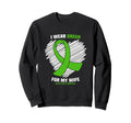 I Wear Green My Wife Mental Sweatshirt - Casual Everyday Wear Men Women - T-Shirt, Sweatshirt, Hoodie