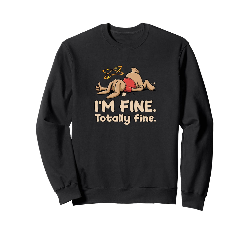 Exhausted Bunny Sarcastic Sweatshirt - Casual Everyday Wear for Adults - T-Shirt, Sweatshirt, Hoodie