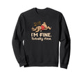 Exhausted Bunny Sarcastic Sweatshirt - Casual Everyday Wear for Adults - T-Shirt, Sweatshirt, Hoodie