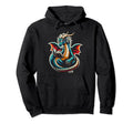 Dragon Reading Book Dragon Enthusiast Hoodie - Aesthetic Graphic Men Women - T-Shirt, Sweatshirt, Hoodie